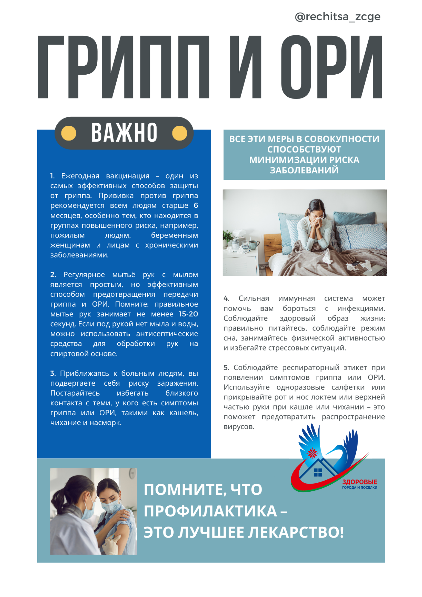 Профилактика гриппа и ОРИ